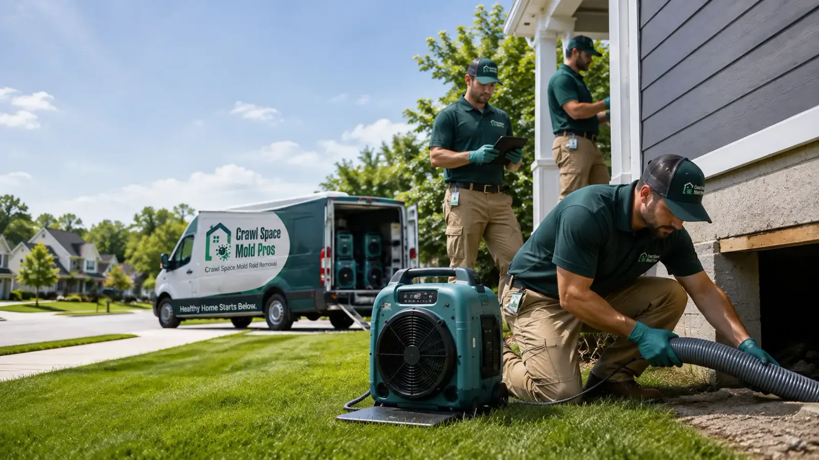 Crawl Space Mold Removal in Turner, OR